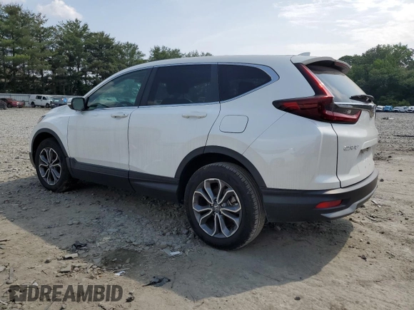 2021 Honda CR-V EX z VIN 2HKRW2H58MH673984, wystawiony jako Copart lot #59546805 z przebiegiem Nie podano mil oraz Szkoda całkowita • Salvage title. Historia ofert i sprzedaży dostępna na DreamBid. Obrazek 2.
