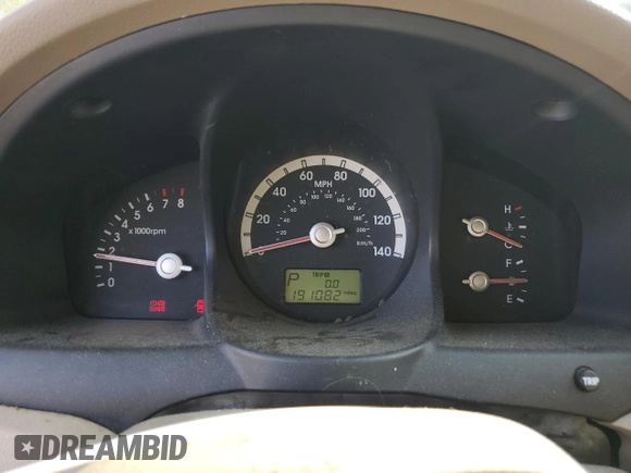 2005 Kia Sportage LX with VIN KNDJF723257122120, listed as a Copart auction lot 43386055 with 191,082 mi miles and Salvage Title. Bid and sale history available at carsss.com. Image 9.