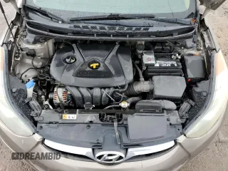 2013 Hyundai Elantra GLS with VIN 5NPDH4AE3DH342353, listed as a Copart auction lot 59496535 with 127,399 mi miles and Salvage title. Bid and sale history available at DreamBid. Image 11.