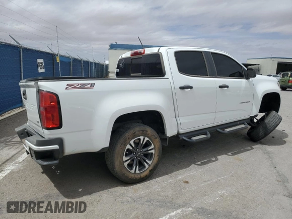 2022 Chevrolet Colorado 2WD Z71 with VIN 1GCGSDEN7N1143761, listed as a Copart auction lot 48074005 with 46,920 mi miles and Salvage title. Bid and sale history available at DreamBid. Image 3.
