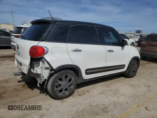2015 FIAT 500L Urbana Trekking with VIN ZFBCFADH7FZ032453, listed as a Copart auction lot 49436275 with 129,521 mi miles and Salvage Title. Bid and sale history available at carsss.com. Image 3.