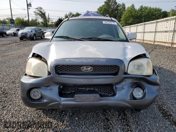 2003 Hyundai Santa Fe GLS with VIN KM8SC73DX3U391108, listed as a Copart auction lot 60356315 with 167,577 mi miles and Salvage title. Bid and sale history available at DreamBid. Image 5.
