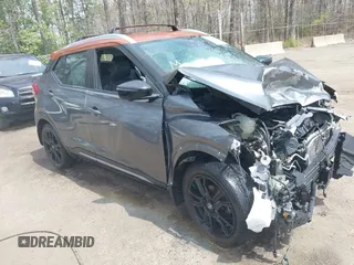 2020 Nissan Kicks SR z VIN 3N1CP5DV0LL542155, wystawiony jako IAAI lot #41997210 z przebiegiem 84 114 mil mil oraz . Historia ofert i sprzedaży dostępna na DreamBid. Obrazek 1.