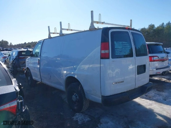 2009 Chevrolet Express Cargo Van with VIN 1GCGG25C691128016, listed as a IAAI auction lot 41682969 with NaN miles. Bid and sale history available at carsss.com. Image 14.