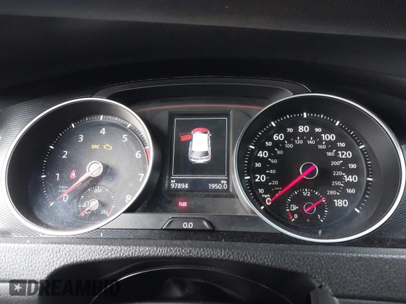 2015 Volkswagen Golf GTI SE with VIN 3VW5T7AU5FM102579, listed as a IAAI auction lot 41131577 with 97,894 mi miles. Bid and sale history available at carsss.com. Image 7.