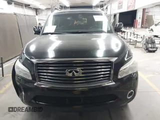 2014 Infiniti QX80 with VIN JN8AZ2NF2E9555963, listed as a IAAI auction lot 41894699 with 143,255 mi miles. Bid and sale history available at carsss.com. Image 12.