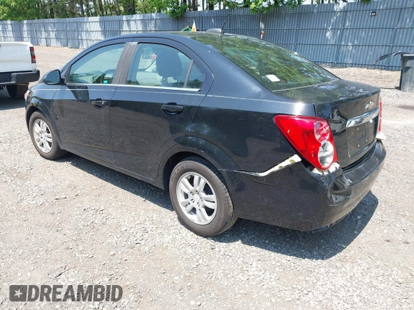 2016 Chevrolet Sonic LT with VIN 1G1JC5SGXG4108124, listed as a IAAI auction lot 42412834 with 90,191 mi miles and . Bid and sale history available at DreamBid. Image 3.