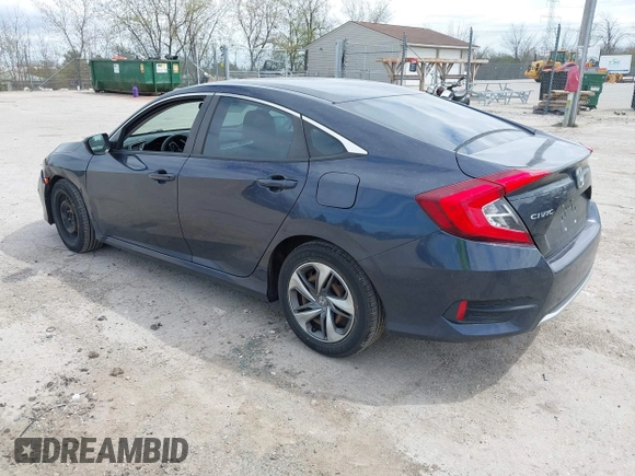 2019 Honda Civic LX with VIN 2HGFC2F61KH564474, listed as a IAAI auction lot 42156385 with 239,694 mi miles and . Bid and sale history available at DreamBid. Image 3.