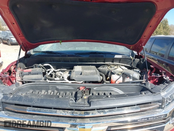 2021 Chevrolet Silverado 1500 High Country with VIN 3GCUYHET8MG141704, listed as a IAAI auction lot 41635846 with 50,425 mi miles. Bid and sale history available at carsss.com. Image 10.