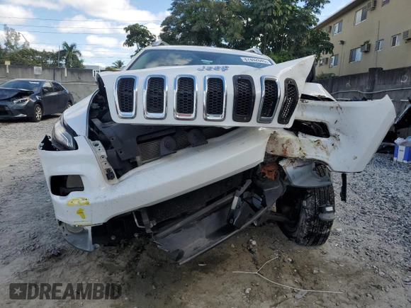 2018 Jeep Cherokee Latitude with VIN 1C4PJLCXXJD551696, listed as a Copart auction lot 87802645 with Not provided miles and Salvage title. Bid and sale history available at DreamBid. Image 5.