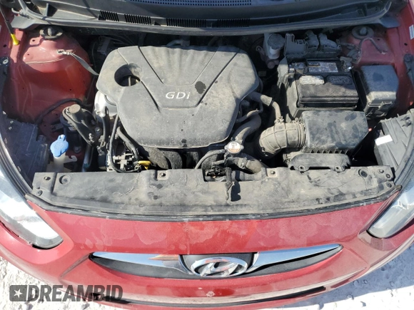 2013 Hyundai Accent SE z VIN KMHCU5AE0DU121047, wystawiony jako Copart lot #57244285 z przebiegiem 42 655 mil mil oraz Szkoda całkowita • Salvage title. Historia ofert i sprzedaży dostępna na DreamBid. Obrazek 11.