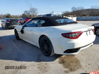 2016 Maserati GranTurismo Convertible Sport with VIN ZAM45VMA5G0160481, listed as a Copart auction lot 85695884 with 22,817 mi miles and Salvage Title. Bid and sale history available at carsss.com. Image 2.