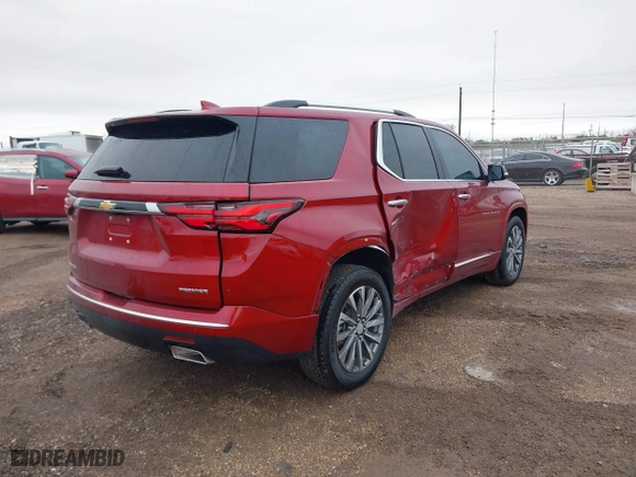 2023 Chevrolet Traverse Premier with VIN 1GNERKKW1PJ311358, listed as a IAAI auction lot 41040748 with 5,593 mi miles. Bid and sale history available at carsss.com. Image 4.