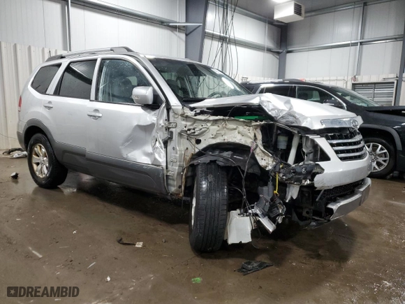 2009 Kia Borrego EX with VIN KNDJH741495035603, listed as a Copart auction lot 84233014 with 108,085 mi miles and Salvage Title. Bid and sale history available at carsss.com. Image 4.