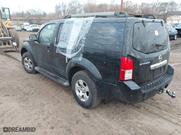 2012 Nissan Pathfinder SV with VIN 5N1AR1NN6CC629491, listed as a IAAI auction lot 41876927 with 165,887 mi miles. Bid and sale history available at carsss.com. Image 3.
