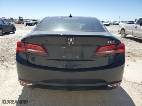 2016 Acura TLX with VIN 19UUB1F33GA007615, listed as a Copart auction lot 47967335 with 124,818 mi miles and Salvage Title. Bid and sale history available at carsss.com. Image 6.