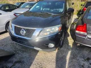2014 Nissan Pathfinder Platinum with VIN 5N1AR2MMXEC716411, listed as a IAAI auction lot 41897467 with Not Provided miles. Bid and sale history available at carsss.com. Image 6.