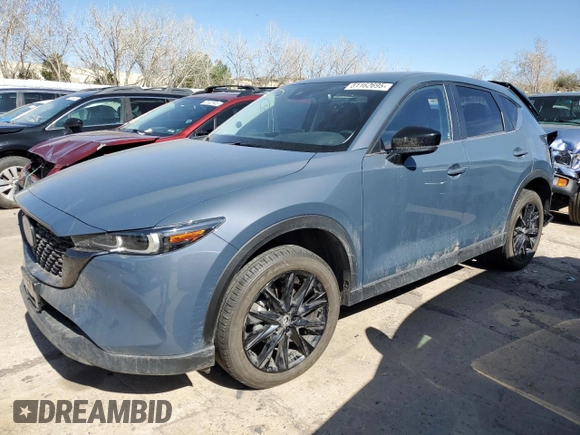 2024 Mazda CX-5 2.5 S Carbon Edition with VIN JM3KFBCMXR0396072, listed as a Copart auction lot 51162695 with 27,457 mi miles and Salvage Title. Bid and sale history available at carsss.com. Image 1.
