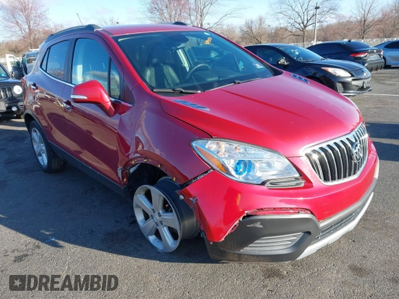 2016 Buick Encore with VIN KL4CJESB2GB715196, listed as a IAAI auction lot 41845070 with 35,116 mi miles and . Bid and sale history available at DreamBid. Image 1.