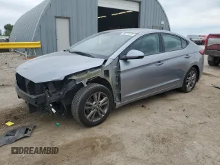2017 Hyundai Elantra Limited with VIN 5NPD84LF2HH020668, listed as a Copart auction lot 56674295 with 121,952 mi miles and Salvage title. Bid and sale history available at DreamBid. Image 1.