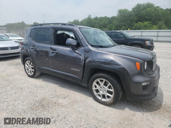 2021 Jeep Renegade Latitude with VIN ZACNJCBB0MPM26741, listed as a Copart auction lot 59518295 with 42,319 mi miles and Non repairable. Bid and sale history available at DreamBid. Image 4.