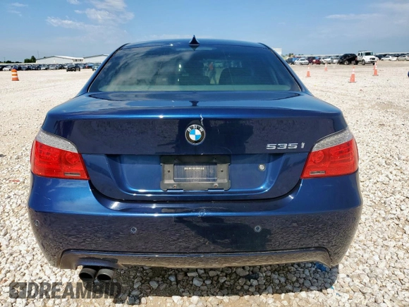 2008 BMW 5 Series 535i with VIN WBANW13558CZ84027, listed as a Copart auction lot 59748325 with 134,259 mi miles and Salvage title. Bid and sale history available at DreamBid. Image 6.