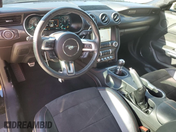 2019 Ford Mustang GT Premium with VIN 1FATP8FFXK5162572, listed as a Copart auction lot 49687415 with 41,378 mi miles and Non Repairable. Bid and sale history available at carsss.com. Image 8.