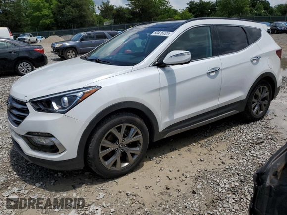 2018 Hyundai Santa Fe Ultimate с VIN 5NMZW4LA7JH056908, выставлен на аукционе Copart как лот 60416705 с пробегом 125 603 миль миль и Чистый • Clean title. История ставок и продаж доступна на DreamBid. Изображение 1.