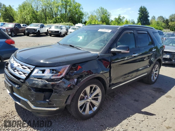 2018 Ford Explorer Limited z VIN 1FM5K8F89JGA57300, wystawiony jako Copart lot #58515275 z przebiegiem 113 278 mil mil oraz Szkoda całkowita • Salvage title. Historia ofert i sprzedaży dostępna na DreamBid. Obrazek 1.