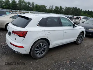 2023 Audi Q5 S line Premium Plus with VIN WA1EAAFY8P2006692, listed as a Copart auction lot 60846465 with 20,787 mi miles and Salvage title. Bid and sale history available at DreamBid. Image 3.