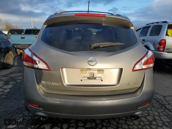 2012 Nissan Murano S with VIN JN8AZ1MWXCW203434, listed as a Copart auction lot 45884175 with 61,652 mi miles and Salvage Title. Bid and sale history available at DreamBid. Image 6.