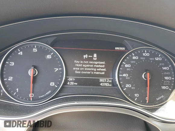 2012 Audi A6 Premium Plus z VIN WAUGGAFC7CN099129, wystawiony jako Copart lot #60021485 z przebiegiem 43 783 mil mil oraz Szkoda całkowita • Salvage title. Historia ofert i sprzedaży dostępna na DreamBid. Obrazek 9.