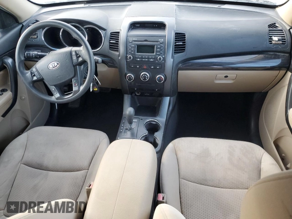 2011 Kia Sorento LX with VIN 5XYKTCA17BG135286, listed as a Copart auction lot 75340844 with 142,246 mi miles and Salvage Title. Bid and sale history available at carsss.com. Image 8.