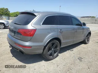 2011 Audi Q7 S line with VIN WA1DGAFE7BD007510, listed as a Copart auction lot 57494655 with 146,779 mi miles and Salvage title. Bid and sale history available at DreamBid. Image 3.