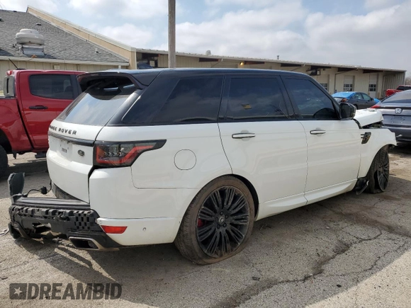 2018 Land Rover Range Rover Sport Autobiography with VIN SALWV2REXJA187483, listed as a Copart auction lot 52781225 with Not Provided miles and Salvage Title. Bid and sale history available at DreamBid. Image 3.