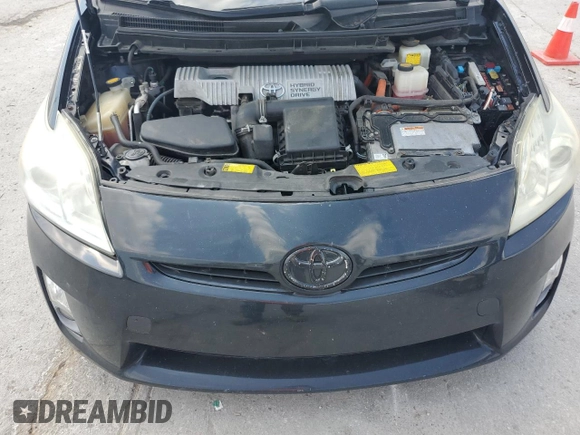 2011 Toyota Prius I with VIN JTDKN3DU2B5320872, listed as a Copart auction lot 54941855 with 189,276 mi miles and Salvage Title. Bid and sale history available at DreamBid. Image 11.