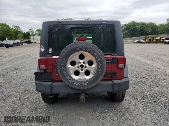 2012 Jeep Wrangler Sport with VIN 1C4AJWAGXCL173771, listed as a Copart auction lot 60336455 with 202,833 mi miles and Clean title. Bid and sale history available at DreamBid. Image 6.