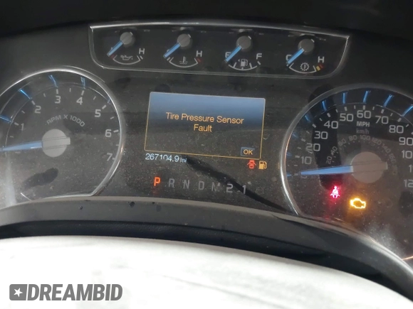 2012 Ford F-150 XL with VIN 1FTFW1ETXCKD43358, listed as a IAAI auction lot 42510091 with 267,104 mi miles and . Bid and sale history available at DreamBid. Image 7.