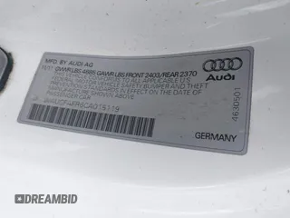 2012 Audi A5 Premium z VIN WAUCFAFR6CA015119, wystawiony jako IAAI lot #42310668 z przebiegiem 167 964 mil mil oraz . Historia ofert i sprzedaży dostępna na DreamBid. Obrazek 9.