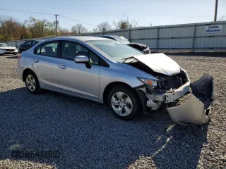 2015 Honda Civic Sedan LX with VIN 19XFB2F51FE280661, listed as a Copart auction lot 53431935 with 175,730 mi miles and Salvage Title. Bid and sale history available at carsss.com. Image 4.