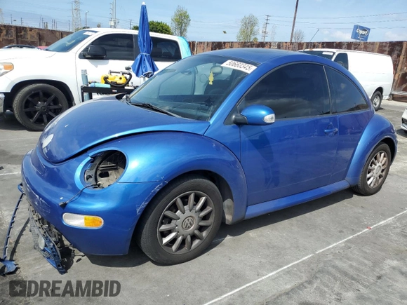 2004 Volkswagen New Beetle Coupe GLS with VIN 3VWCK31C24M414270, listed as a Copart auction lot 50660345 with 132,818 mi miles and Salvage Title. Bid and sale history available at carsss.com. Image 1.