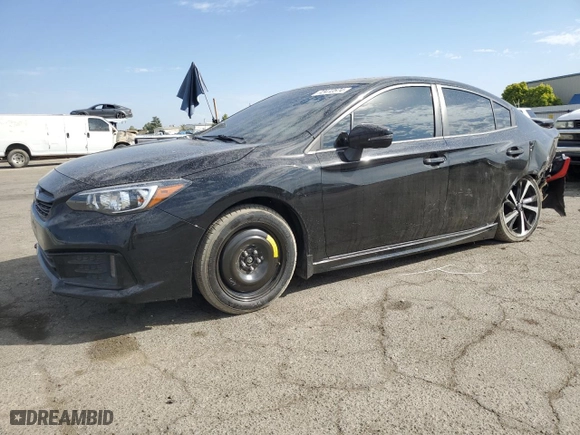 2020 Subaru Impreza Sport with VIN 4S3GKAM65L3610010, listed as a Copart auction lot 72472574 with 37,015 mi miles and Salvage Title. Bid and sale history available at carsss.com. Image 1.