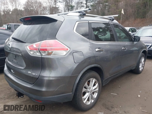 2016 Nissan Rogue SV with VIN KNMAT2MV6GP695258, listed as a IAAI auction lot 41720496 with 148,149 mi miles and . Bid and sale history available at carsss.com. Image 4.