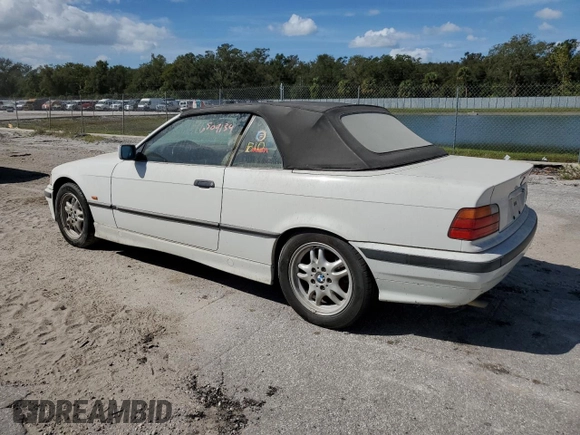 1999 BMW 3 Series 323icA with VIN WBABJ8337XEM24926, listed as a Copart auction lot 76509134 with 0 mi miles and Salvage Title. Bid and sale history available at carsss.com. Image 2.