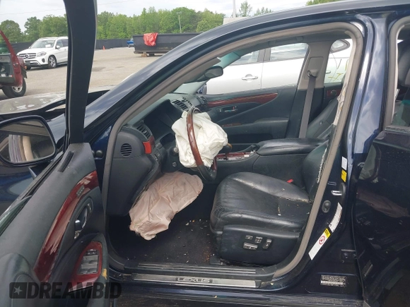 2008 Lexus LS 460 z VIN JTHBL46F185064919, wystawiony jako IAAI lot #42199371 z przebiegiem Nie podano mil oraz . Historia ofert i sprzedaży dostępna na DreamBid. Obrazek 5.