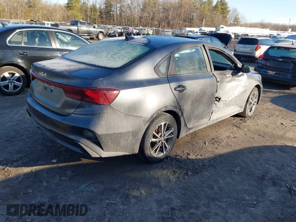 2022 Kia Forte LXS with VIN 3KPF24ADXNE466269, listed as a IAAI auction lot 41824255 with 34,130 mi miles and . Bid and sale history available at DreamBid. Image 4.