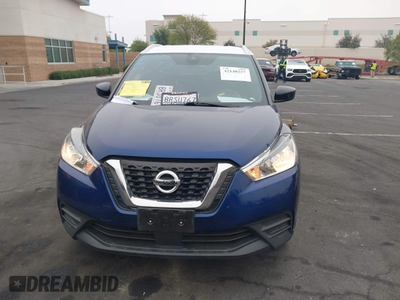 2020 Nissan Kicks SV with VIN 3N1CP5CV2LL501138, listed as a IAAI auction lot 42140257 with 56,959 mi miles. Bid and sale history available at carsss.com. Image 13.