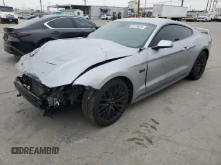 2021 Ford Mustang GT with VIN 1FA6P8CF3M5117977, listed as a Copart auction lot 62736635 with 13,557 mi miles and Salvage title. Bid and sale history available at DreamBid. Image 1.