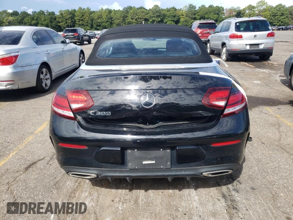 2021 Mercedes-Benz C 300 with VIN W1KWK8DB4MG054872, listed as a Copart auction lot 68717524 with Not Provided miles and Salvage Title. Bid and sale history available at DreamBid. Image 6.