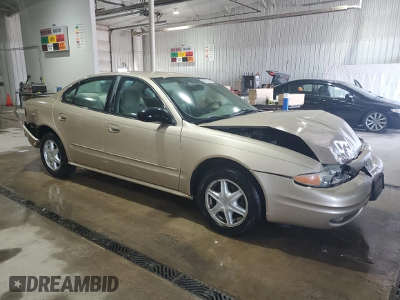 2004 Oldsmobile Alero GL1 with VIN 1G3NL52E84C101004, listed as a Copart auction lot 53125845 with 116,552 mi miles and Salvage Title. Bid and sale history available at DreamBid. Image 4.